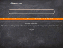 Tablet Screenshot of childscout.com